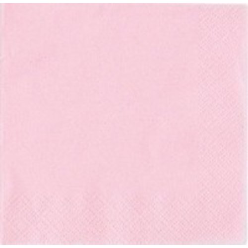 Servetten, licht roze 20 stuks Servetten, licht roze 20 stuks