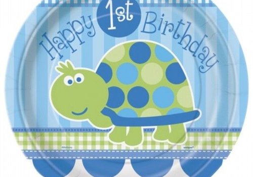 Hoera 1 jaar schildpad Hoera 1 jaar schildpad