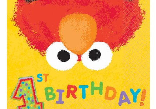 Elmo feestartikelen 1 jaar Elmo feestartikelen 1 jaar