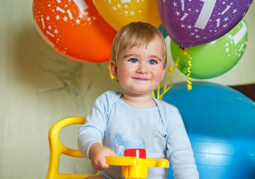 Hoera 1 jaar jongen / meisje Hoera 1 jaar jongen / meisje