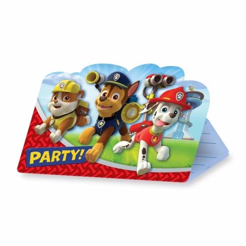 Paw Patrol uitnodigingen Paw Patrol uitnodigingen