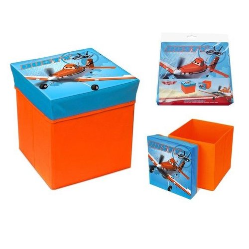 Planes opbergbox en pouf in 1 Planes opbergbox en pouf in 1