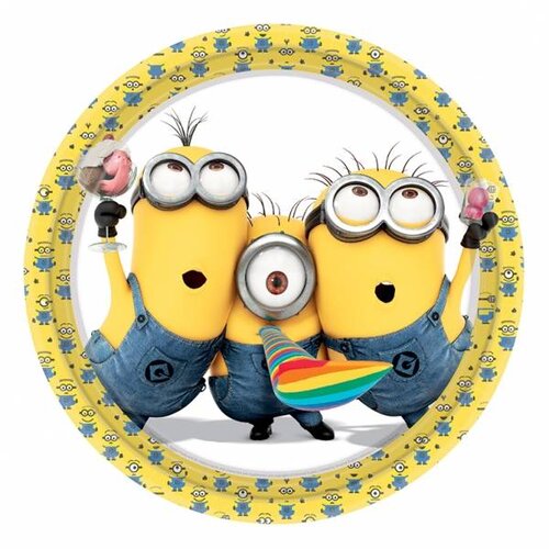 Minions / despicable Me borden (gele rand) Minions / despicable Me borden (gele rand)