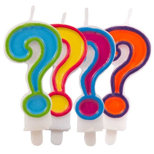 verjaardagskaars ? (vraagteken) verjaardagskaars ? (vraagteken)