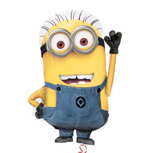 Minions / despicable Me grote folie ballon in vorm Minions / despicable Me grote folie ballon in vorm