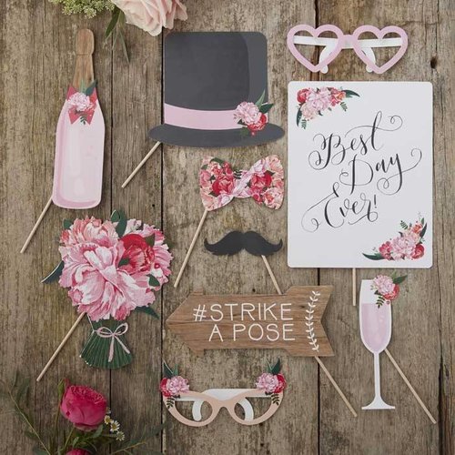 Photo booth props bruiloft Photo booth props bruiloft