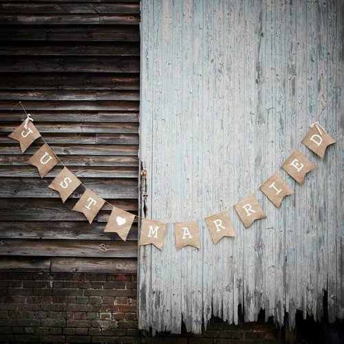 Versiering bruiloft vintage slinger Versiering bruiloft vintage slinger