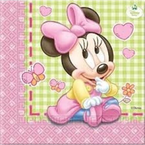 Minnie Mouse 1e verjaardag servetten Minnie Mouse 1e verjaardag servetten