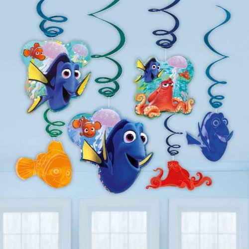 Finding Dory versiering 6 hangdecoraties Finding Dory versiering 6 hangdecoraties