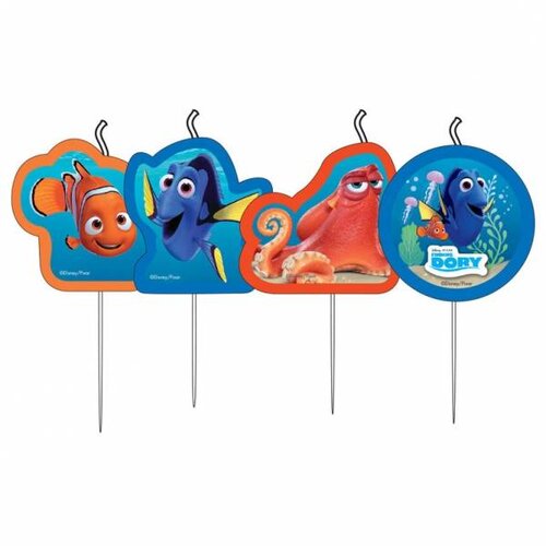 Finding Dory feestartikelen kaarsen Finding Dory feestartikelen kaarsen