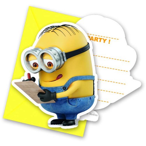 Minions uitnodigingen (F) Minions uitnodigingen (F)