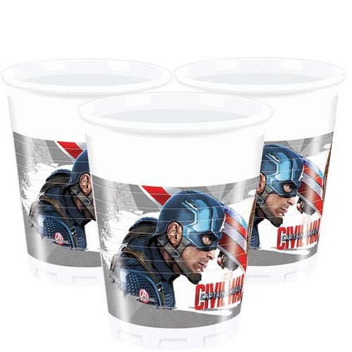 Captain America Civil War bekers Captain America Civil War bekers