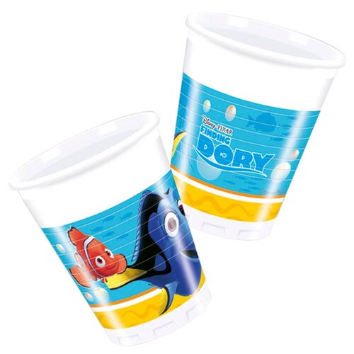 Finding Dory feestartikelen: bekers (plastic 8 stuks) Finding Dory feestartikelen: bekers (plastic 8 stuks)