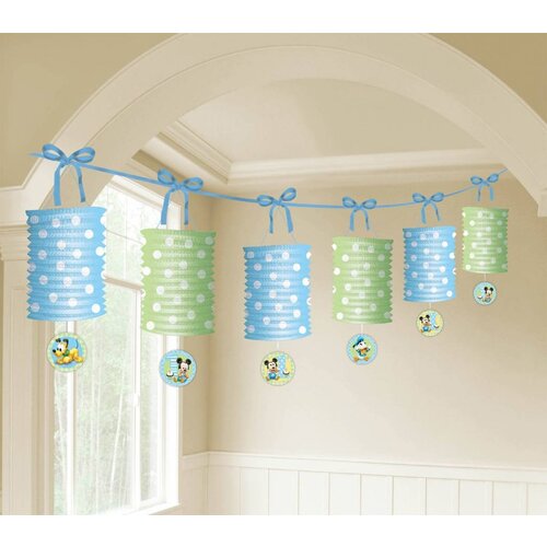 Baby Mickey mouse 1 jaar slinger (lampion) Baby Mickey mouse 1 jaar slinger (lampion)