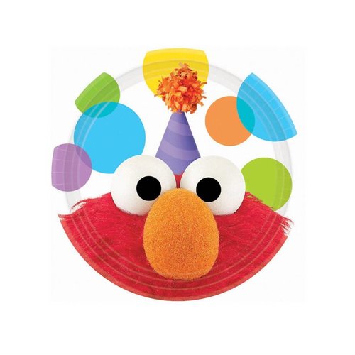 Elmo gebaksbordjes Elmo gebaksbordjes