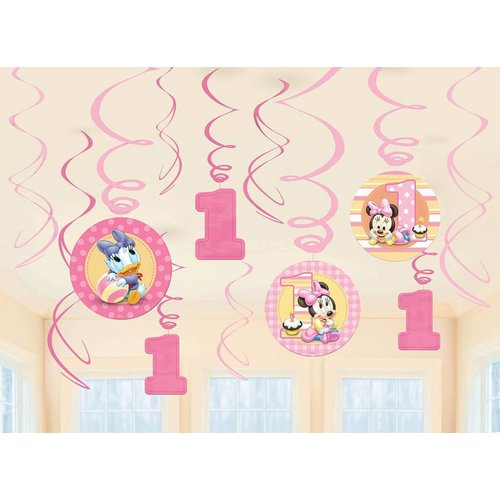 Minnie mouse hangdecoratie (12 stuks) Minnie mouse hangdecoratie (12 stuks)