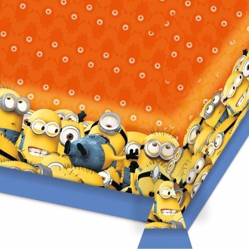 Minions feestartikelen: tafelkleed (orange) Minions feestartikelen: tafelkleed (orange)