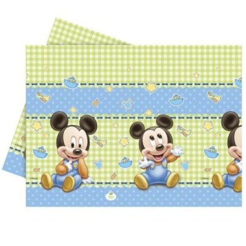 Mickey mouse 1e verjaardag tafelkleed Mickey mouse 1e verjaardag tafelkleed