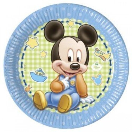 Mickey mouse 1e verjaardag borden Mickey mouse 1e verjaardag borden