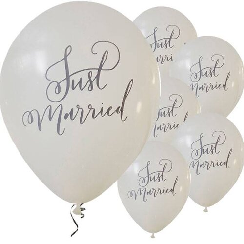 bruiloft ballonnen just married bruiloft ballonnen just married