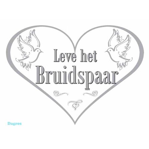 leve het bruidspaar deurbord leve het bruidspaar deurbord