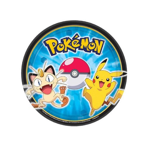 pokemon feestartikelen gebaksborden pokemon feestartikelen gebaksborden