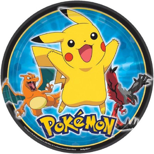 pokemon feestartikelen borden (groot) pokemon feestartikelen borden (groot)