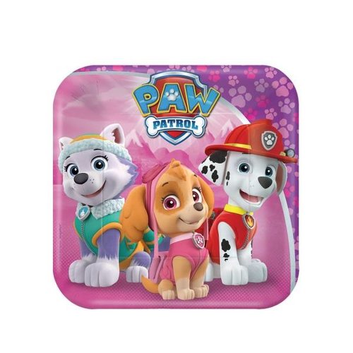 Roze Paw Patrol gebaksborden Roze Paw Patrol gebaksborden