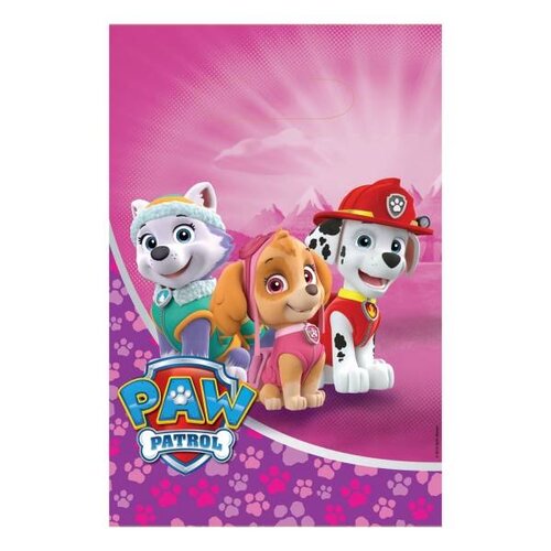 Roze Paw patrol feestzakjes Roze Paw patrol feestzakjes