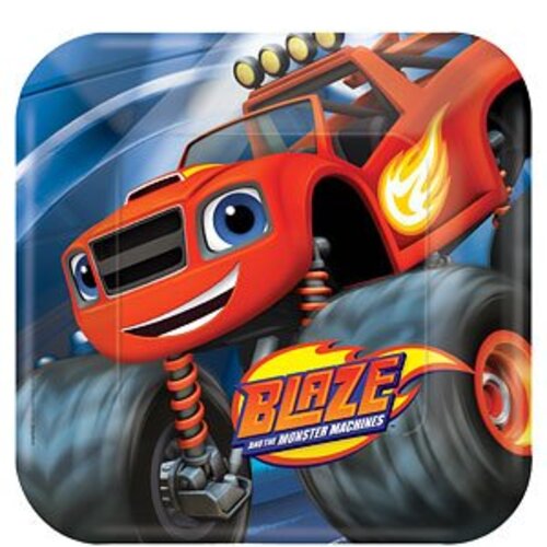 Blaze en de monster wielen feestartikelen borden Blaze en de monster wielen feestartikelen borden