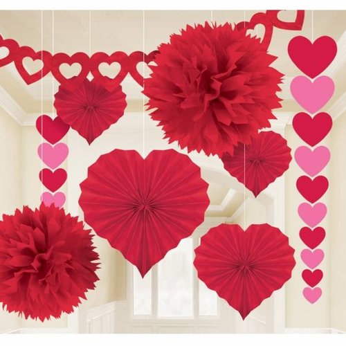 kamerdecoratie set rood valentijn / bruiloft kamerdecoratie set rood valentijn / bruiloft