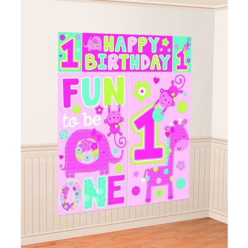 fun to be one 5-delige mega poster (safari) meisje fun to be one 5-delige mega poster (safari) meisje