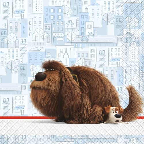 Secret Life of Pets feestartikelen servetten Secret Life of Pets feestartikelen servetten