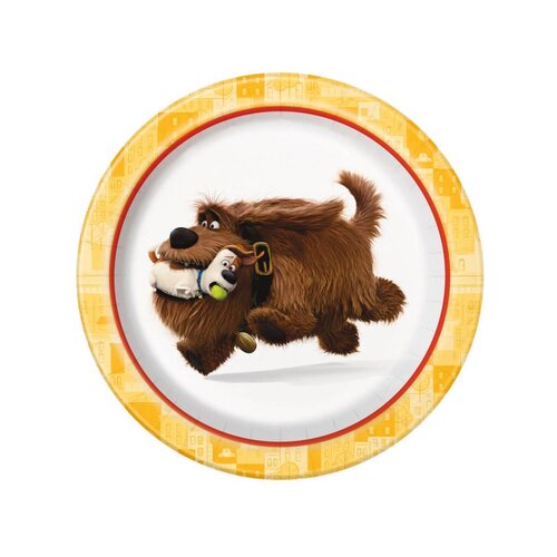 Secret Life of Pets feestartikelen gebaksbordjes Secret Life of Pets feestartikelen gebaksbordjes