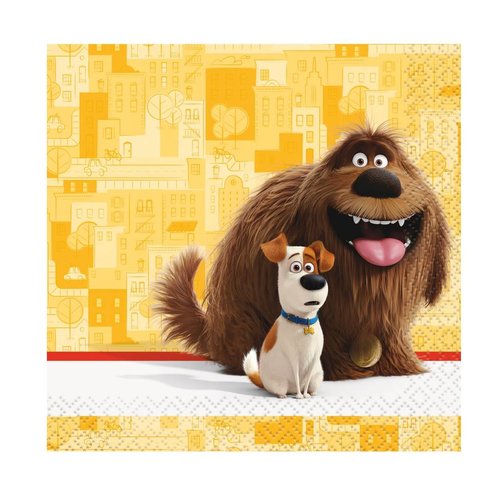 Secret Life of Pets feestartikelen servetten klein Secret Life of Pets feestartikelen servetten klein