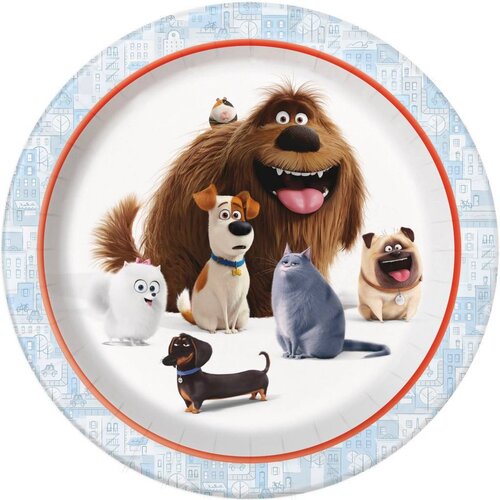 Secret Life of Pets feestartikelen borden Secret Life of Pets feestartikelen borden