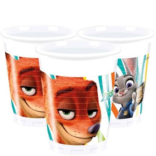 Zootropolis feestartikelen bekers Zootropolis feestartikelen bekers