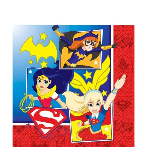 DC Super Hero Girls servetten DC Super Hero Girls servetten