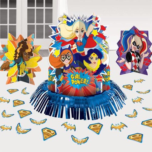 DC Super Hero Girls tafeldecoratie DC Super Hero Girls tafeldecoratie