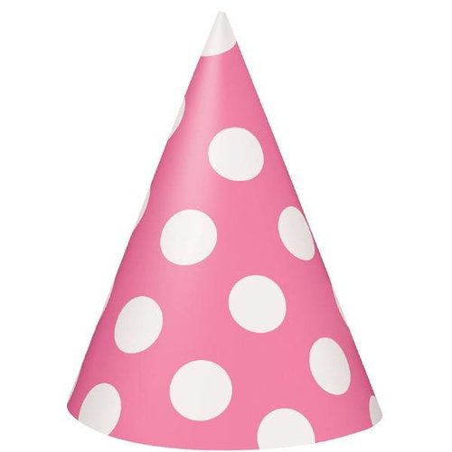 Roze stip hoedjes Roze stip hoedjes
