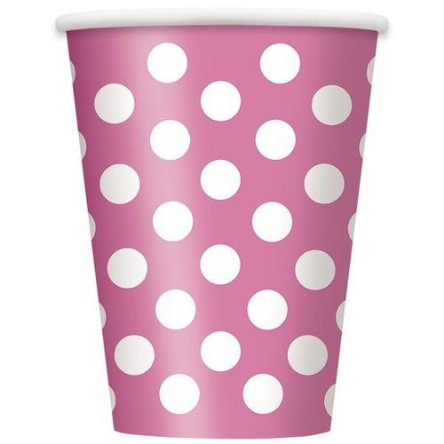Roze stip bekers Roze stip bekers
