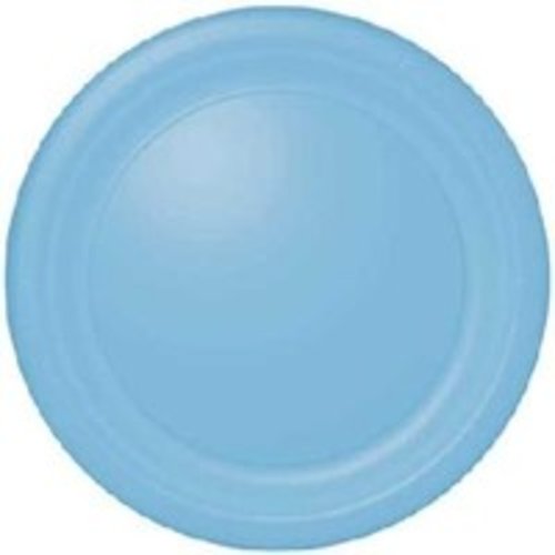 Groot bord, licht blauw, 23 .cm, . 16 stuks Groot bord, licht blauw, 23 .cm, . 16 stuks