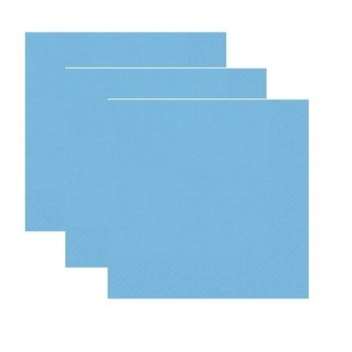 Servetten, licht blauw 20 stuks Servetten, licht blauw 20 stuks