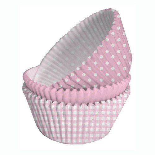 licht roze cupcake vormpjes (75 stuks) licht roze cupcake vormpjes (75 stuks)