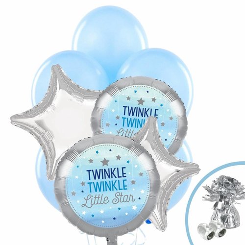Twinkle Twinkle Little Star bleu balloon pakket Twinkle Twinkle Little Star bleu balloon pakket