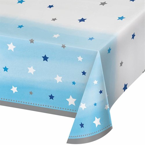 Twinkle Twinkle Little Star bleu 1e birthday tafelkleed Twinkle Twinkle Little Star bleu 1e birthday tafelkleed