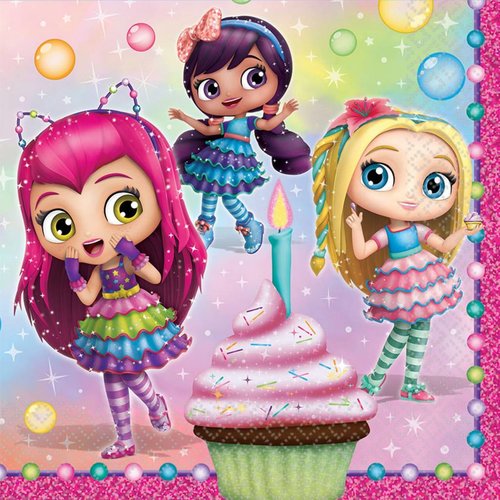 Little Charmers feestartikelen servetten (groot ) Little Charmers feestartikelen servetten (groot )