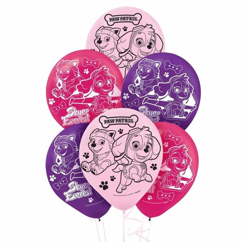 Paw Patrol latex ballonnen voor meisje Paw Patrol latex ballonnen voor meisje