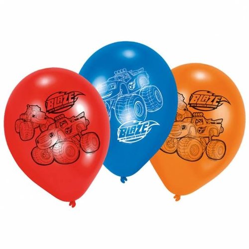 Blaze en de monsterwielen ballonnen Blaze en de monsterwielen ballonnen