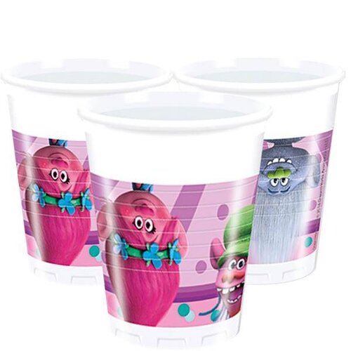 Trolls feestartikelen, bekers Trolls feestartikelen, bekers